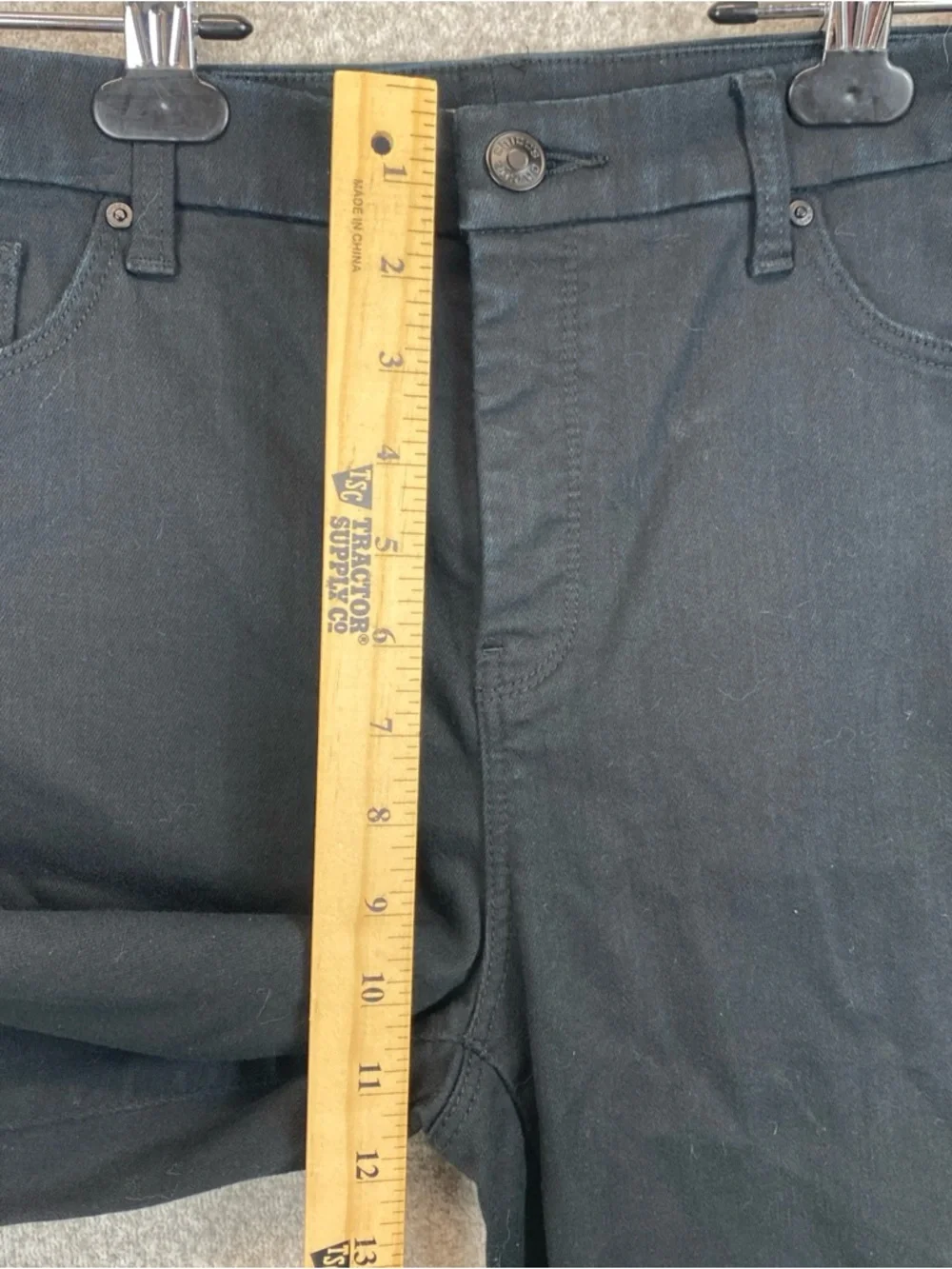 Chicos So Slimming Jeans Size 1 (M) Ankle Black Pants Girlfriend Fit inseam 26”